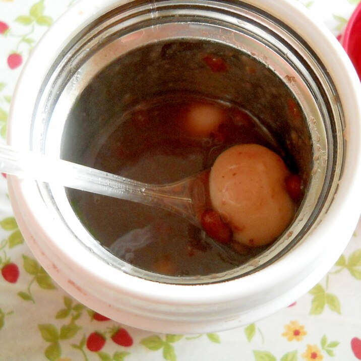 スープジャー調理*おぜんざい